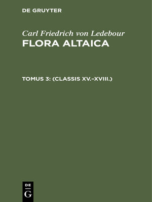 cover image of (Classis XV.–XVIII.)